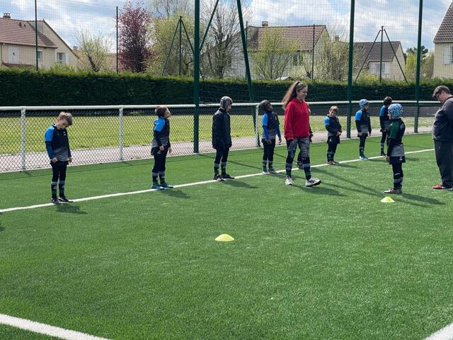 Echauffement des U8 de l'URC78